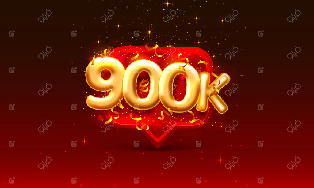 تشکر از دنبال‌کنندگان عزیز، ۹۰۰ هزار نفر در شبکه‌های اجتماعی!