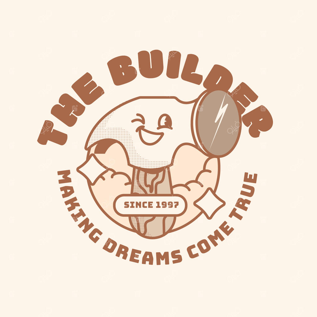 طراحی لوگوی ساخت و ساز دستی