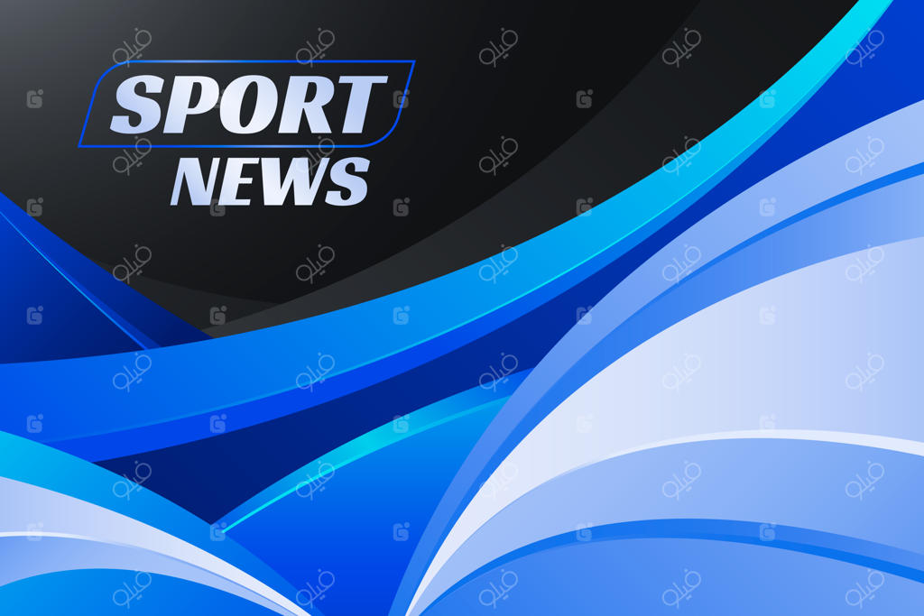 زمینه خبری ورزش با گرادیان رنگی