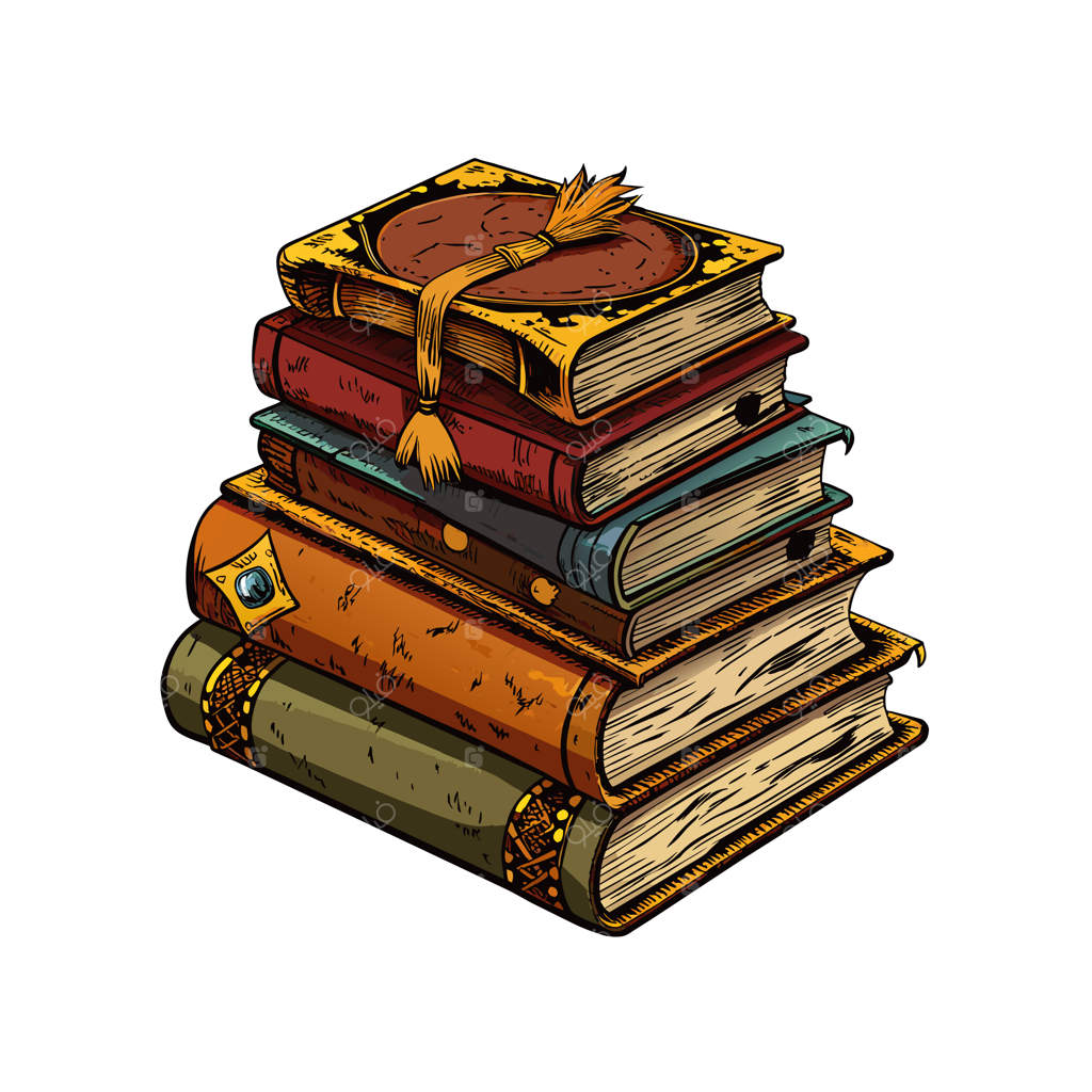 مفهوم تصویرسازی وکتور از چیدمان کتاب‌ها