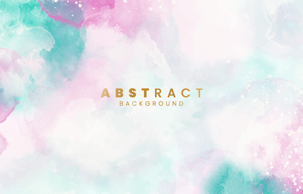 پس‌زمینه‌ای از آبرنگ رنگارنگ و انتزاعی.