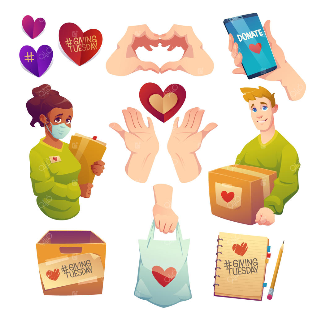 تصویرسازی روز جهانی اهدای سه‌شنبه