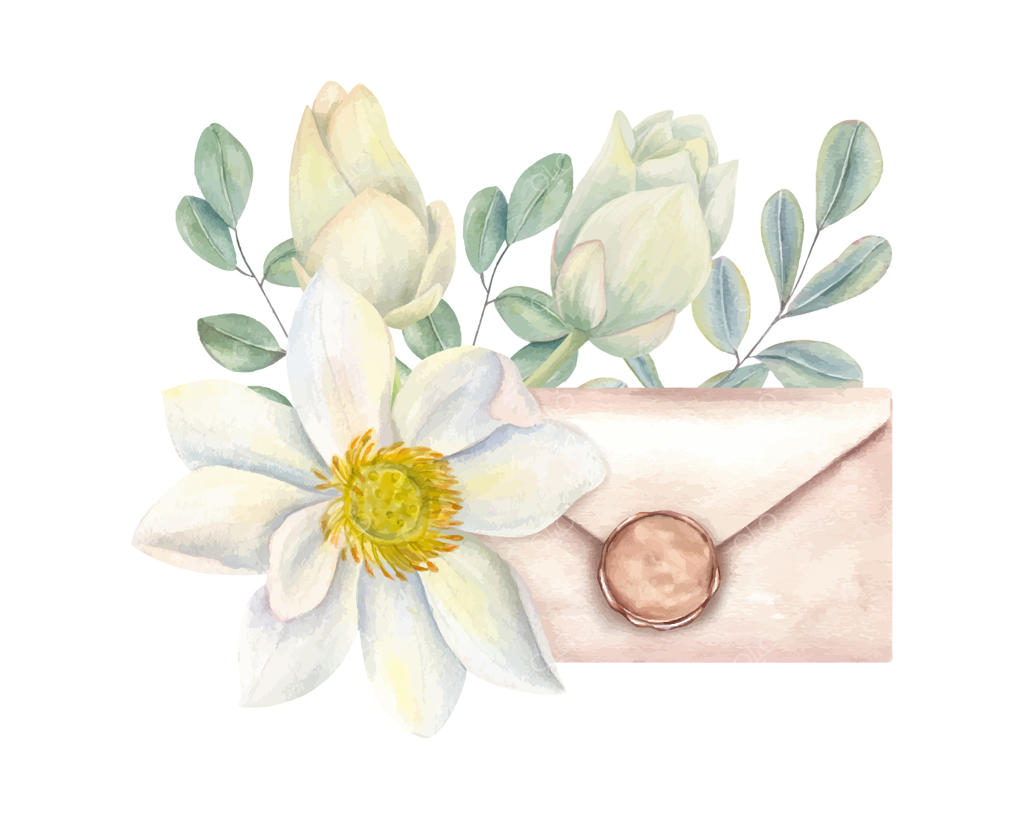 پاکت گل‌دار شیک