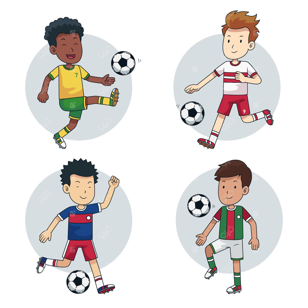بازیکنان کارتونی فوتبال