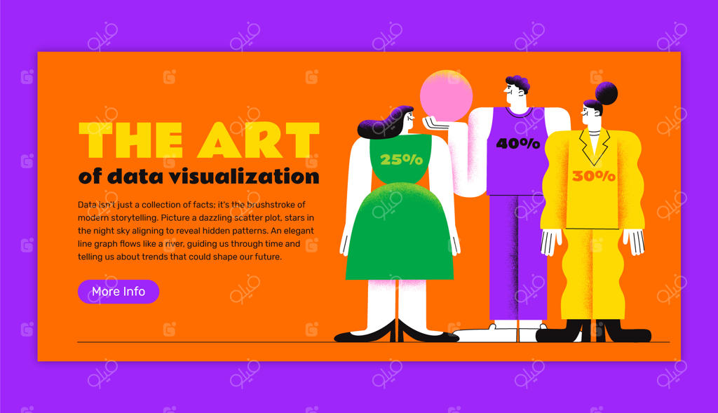 طراحی بنر برای نمایش داده‌ها