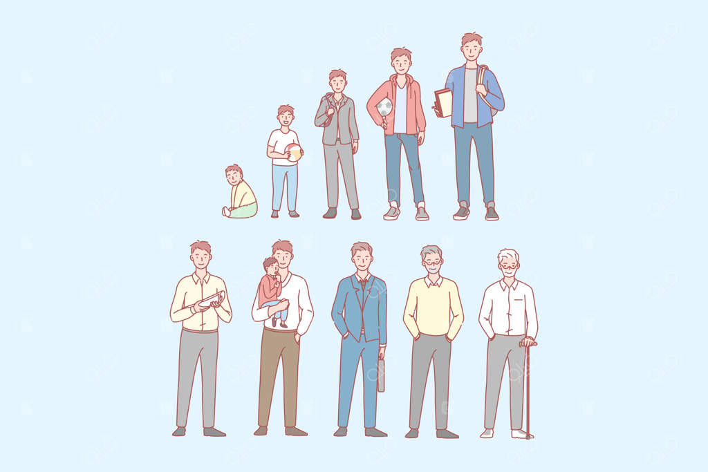 مراحل زندگی مردان