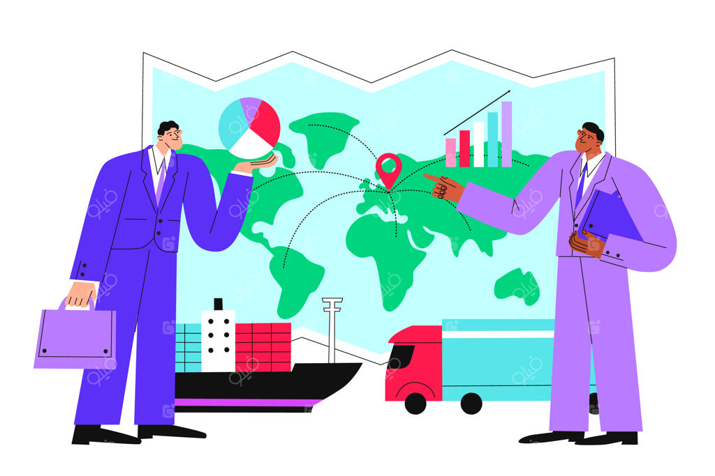 تصویری ساده از تجارت بین‌المللی