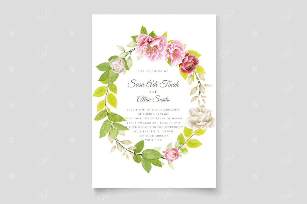 طراحی پس‌زمینه با تاج و قاب گل‌ صد‌تومانی زیبا