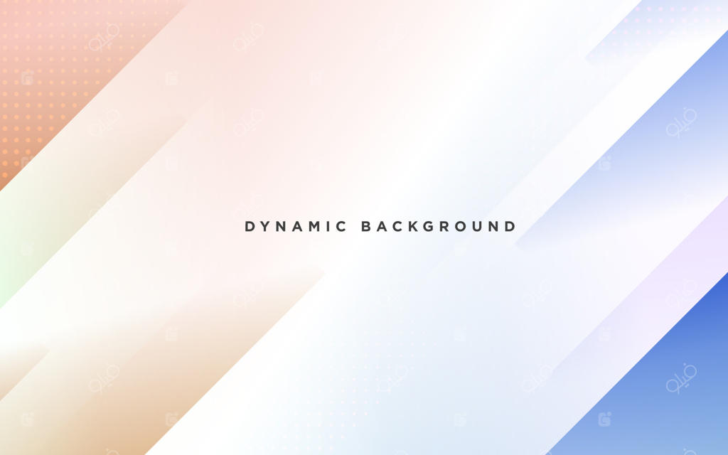 پس‌زمینه‌ی راه‌راه مورب به رنگ‌های سفید، نارنجی و آبی با سایه و نور - فرمت وکتور EPS10