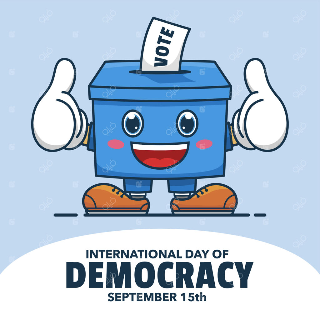 طراحی شخصیت نمادین دمکراسی