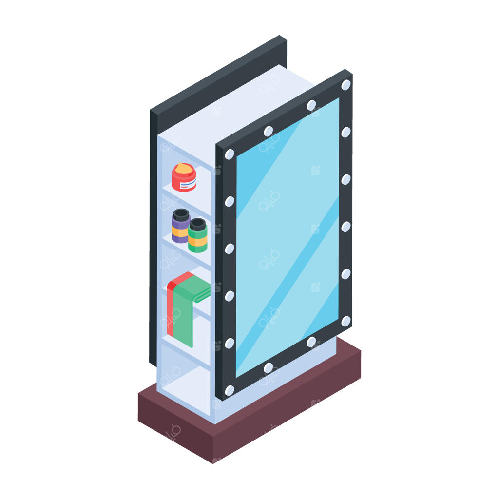 آیکون ایزومتریک لوازم آرایشگری