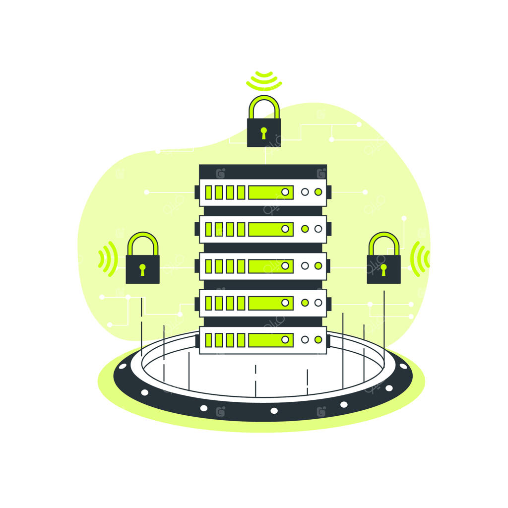 تصویر مفهومی سرور امن