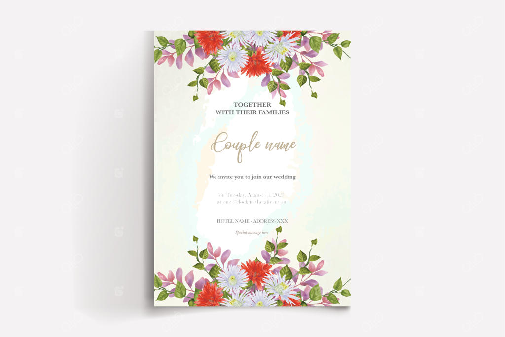 الگوهای دعوت‌نامه «ذخیره تاریخ»