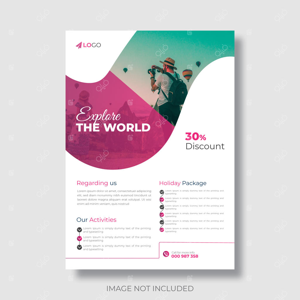 قالب تراکت تور و گردشگری