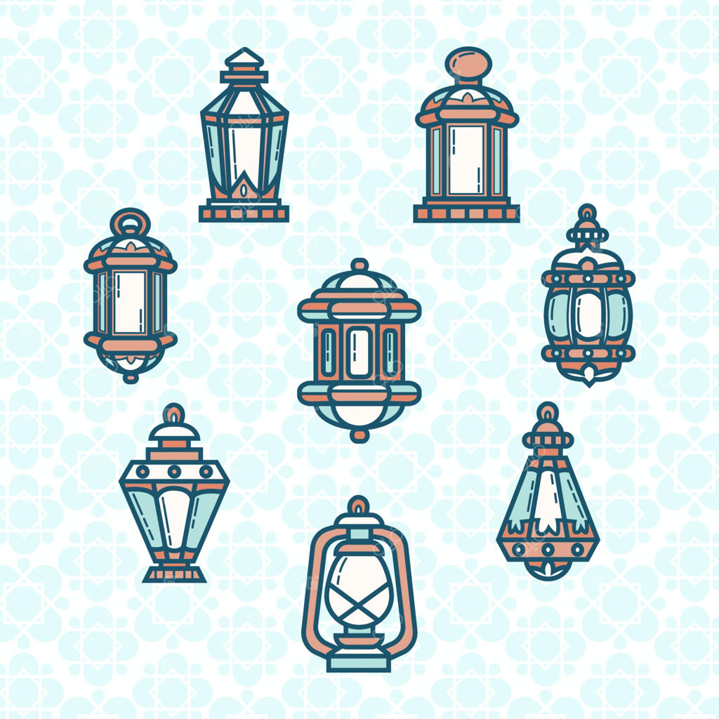 آیکون فانوس زیبای رمضان