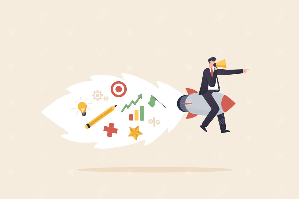 چشم‌انداز استارتاپ یا رهبری توانمندسازی برای دیدن آینده و آغاز مفهوم کسب‌وکار؛ ایده نوآوری استارتاپ با راه‌اندازی خلاق پروژه