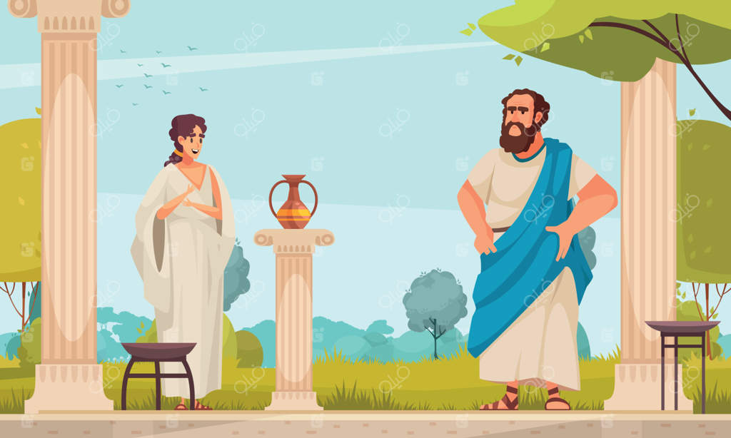 سقراط در باغ آتن