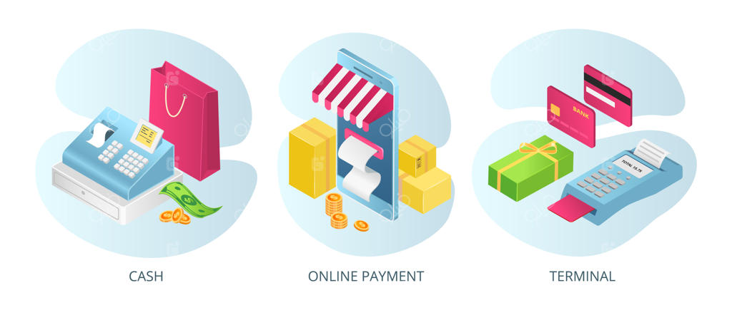 روش‌های پرداخت، ترمینال‌های نقدی آنلاین، مجموعه‌ها