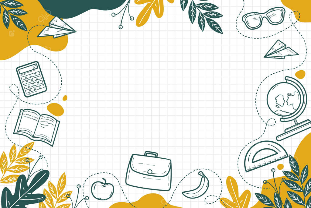 زمینه‌ بازگشت به مدرسه با طراحی دستی