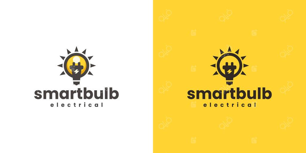 طراحی لوگوی پریز هوشمند برقی