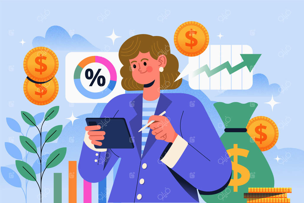 زمینه طرح مفهومی سرمایه‌گذاری دستی طراحی شده