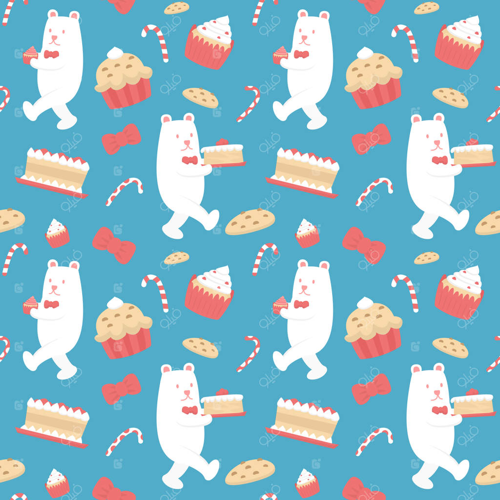 طرح یکپارچه جشن کریسمس مبارک.