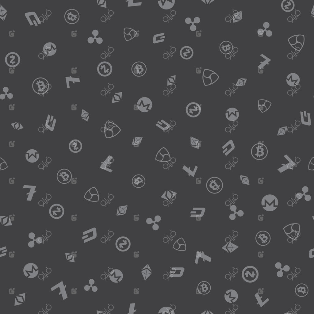 پس‌زمینه الگوی بدون درز ارز دیجیتال