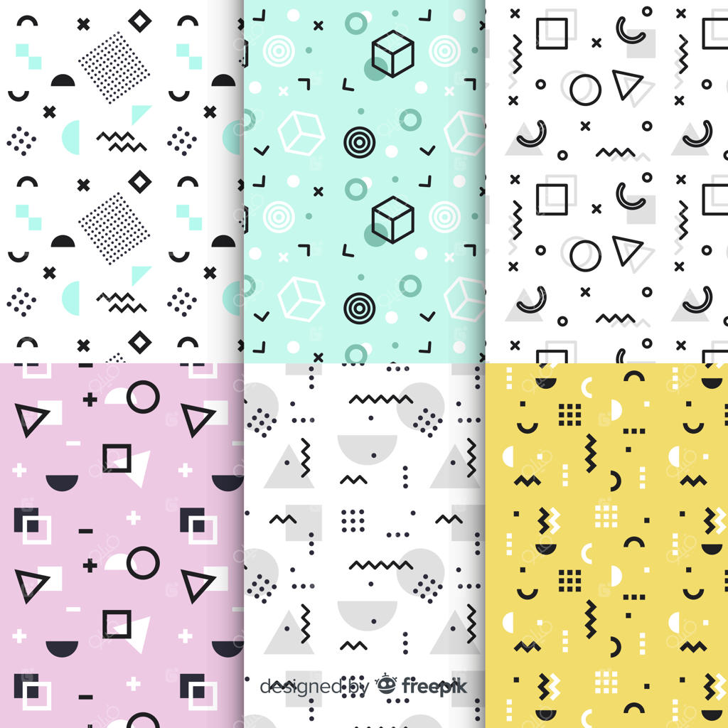 مجموعه الگوهای رنگارنگ ممفیس