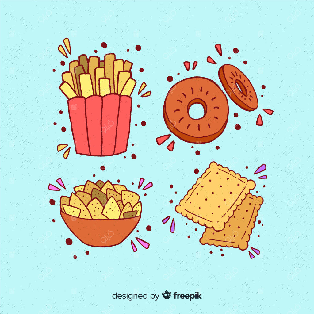 مجموعه‌ای از تنقلات