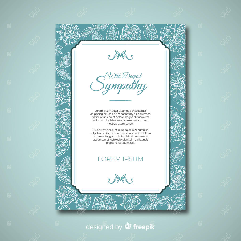 قالب کارت ترحیم