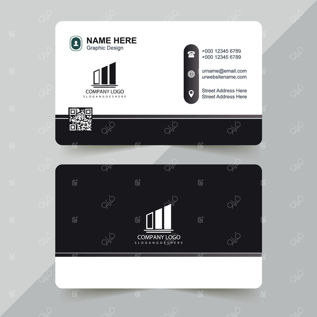 قالب حرفه‌ای کارت ویزیت، طرح کارت ویزیت شیک و شکیل