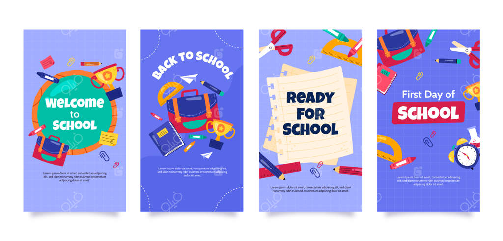 مجموعه استوری‌ اینستاگرام فلت برای فصل بازگشت به مدرسه