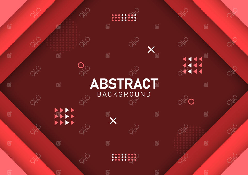 زمینه‌ای با مایعات رنگارنگ و اشکال هندسی با طیف‌های گرادیانی روان