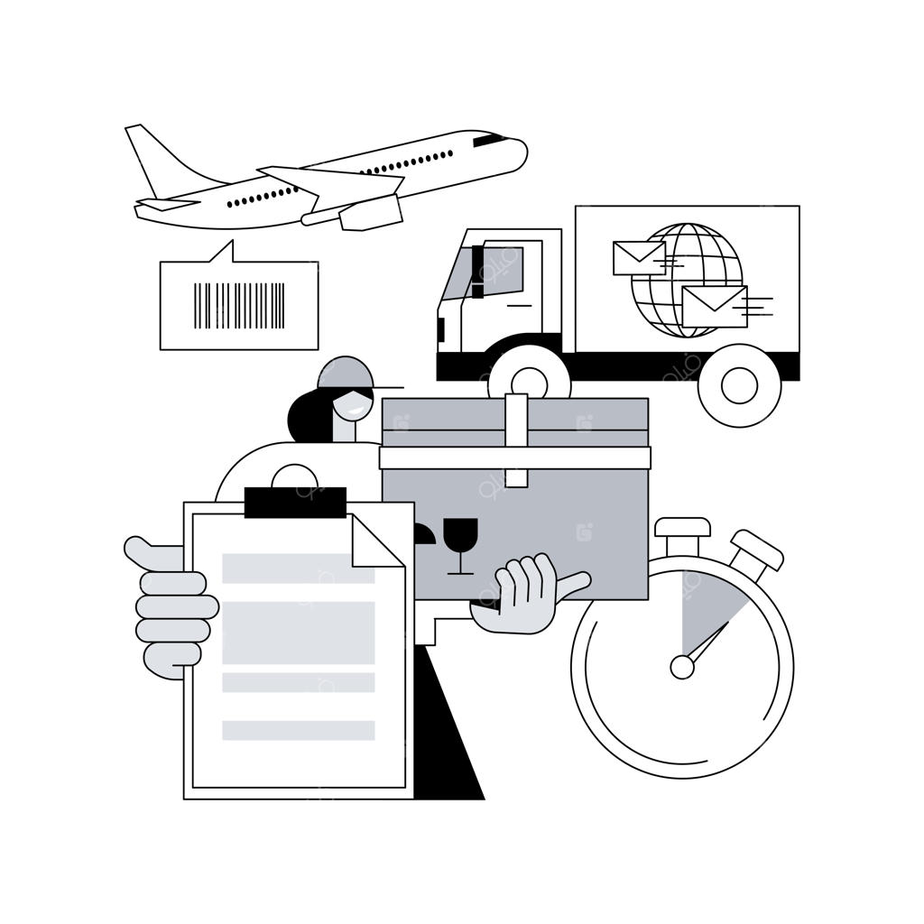 تصویر انتزاعی خدمات پست سریع