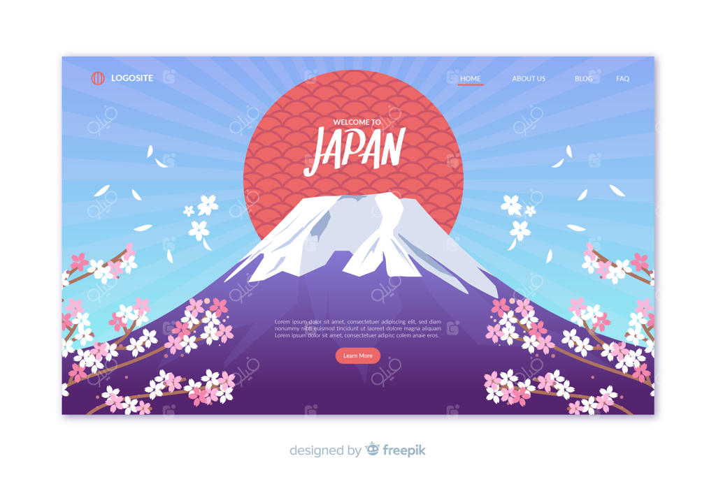 به صفحه فرود خوش‌آمدگویی به ژاپن خوش آمدید