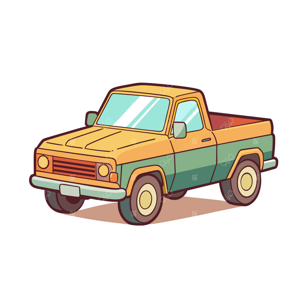 طرح مفهومی تصویرسازی وکتور خودروی واقعی