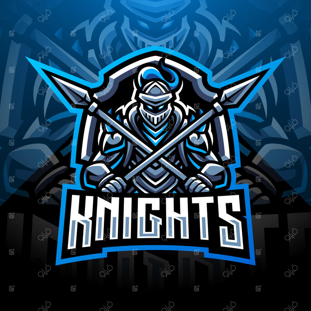طراحی لوگوی مسکات شوالیه ای‌اسپرت