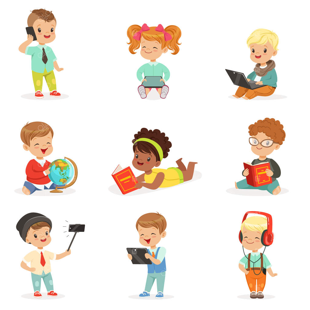 کودکان خردسال و استفاده از گجت‌های مدرن و کتابخوانی: سری تصاویر دوست‌داشتنی از کودکی و تکنولوژی