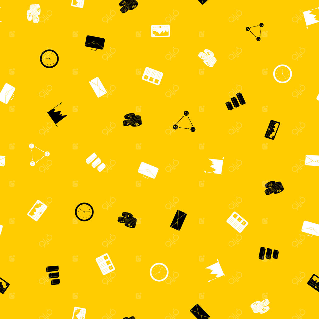 تصویرسازی وکتور پس‌زمینه پترن بدون درز اداری و تجاری