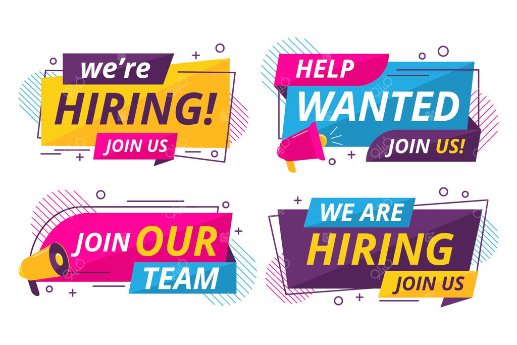 مجموعه بنرهای استخدامی ما آماده شد