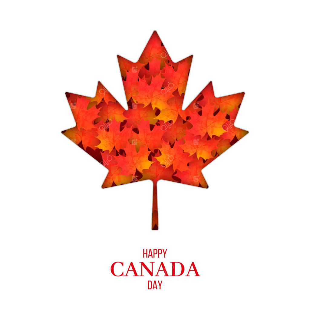 روز ملی کانادا مبارک با برگ‌ افرا