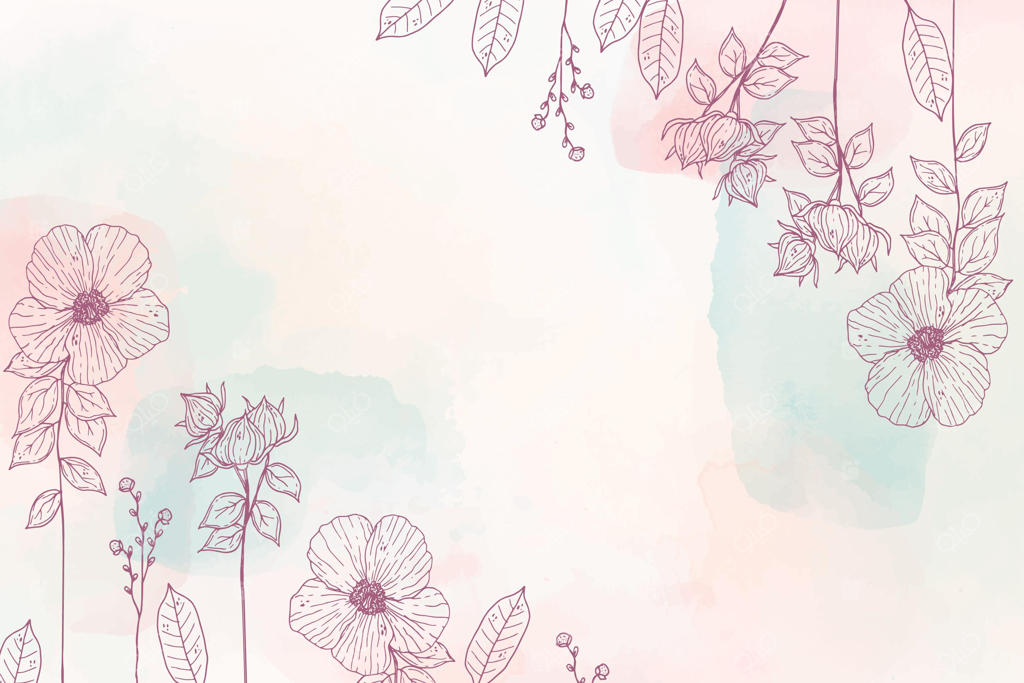 پس‌زمینه آبرنگی طرح دستی