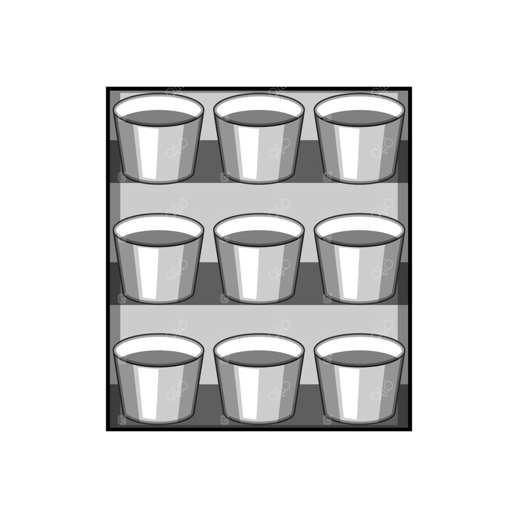 تصویرسازی کارتونی باغ عمودی داخلی با فناوری پیشرفته