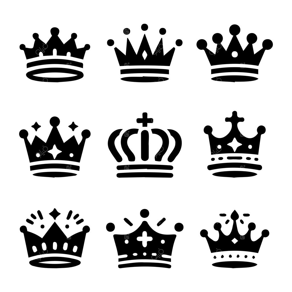 مجموعه‌ای منحصر به فرد از تاج‌های دست‌ساز پادشاهان و ملکه‌ها