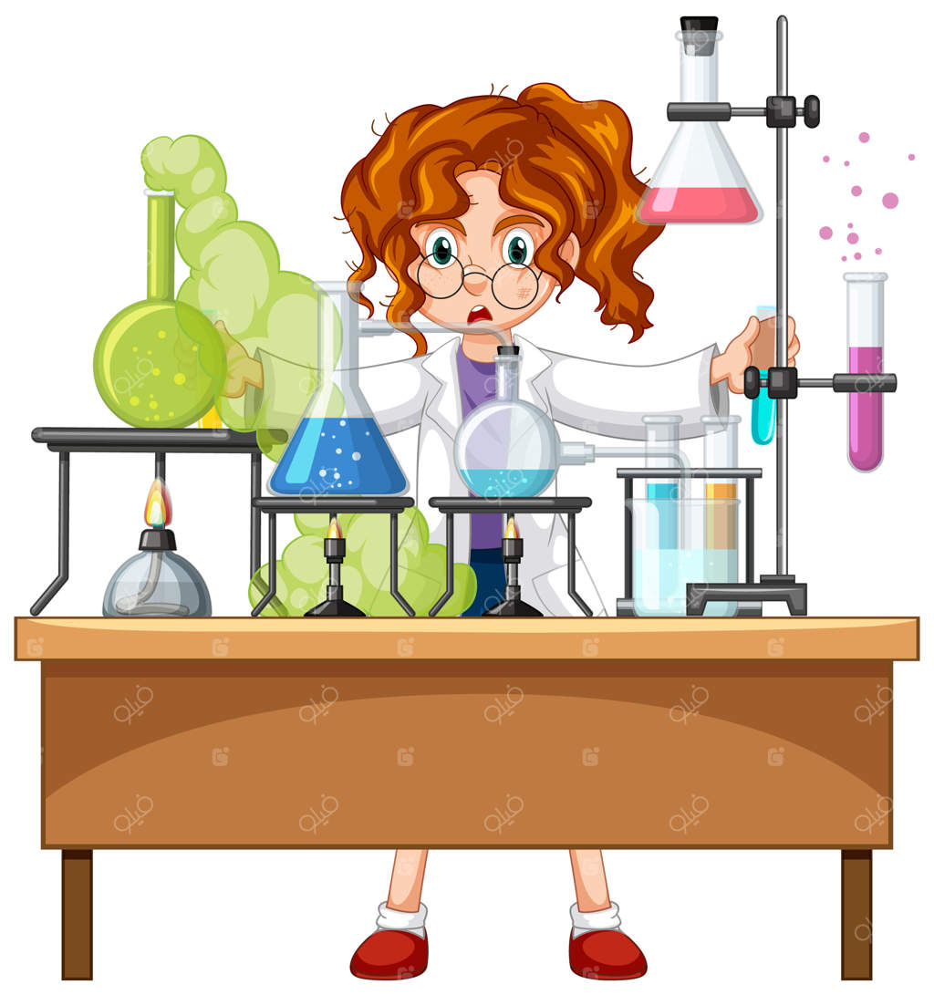 دانشمند در حال انجام آزمایش علمی در آزمایشگاه