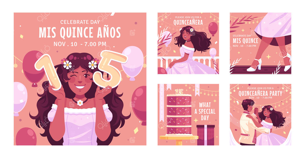 الگوی طراحی تخت برای جشن پانزده‌سالگی