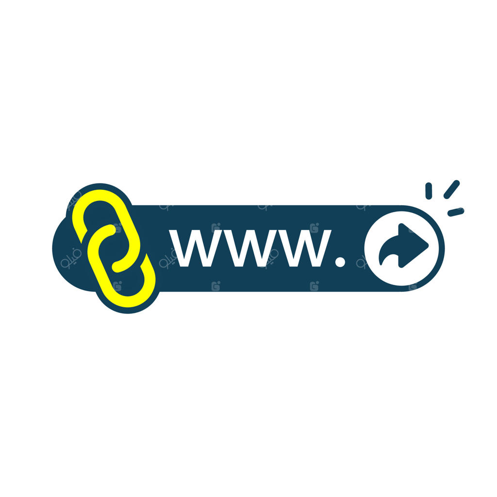 وکتور دکمه اشتراک‌گذاری لینک با طراحی تخت؛ المان گرافیکی ساده و مدرن برای رابط کاربری، اینفوگرافیک و آیکون