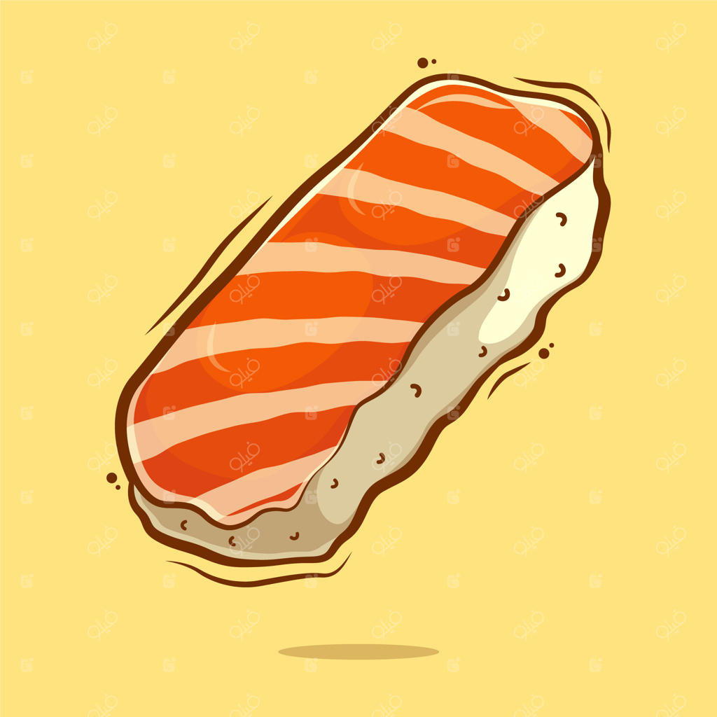 تصویر کارتونی سوشی