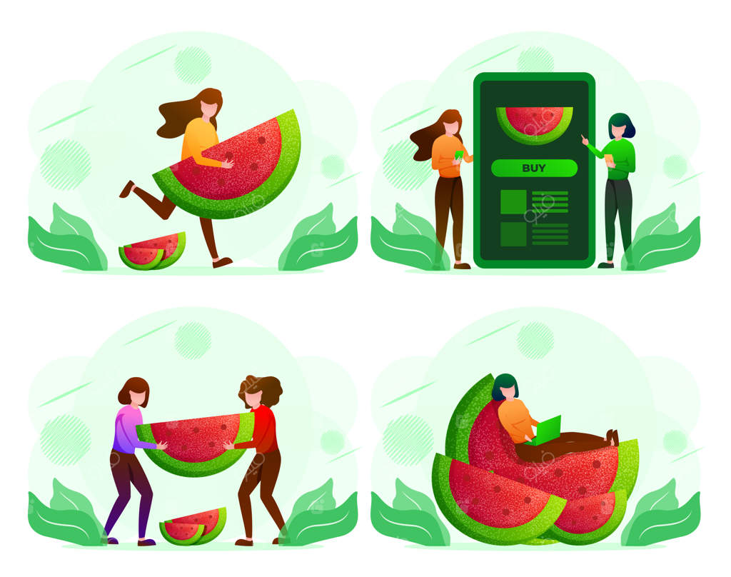 مجموعه زن جوان با درآمد کشاورزی