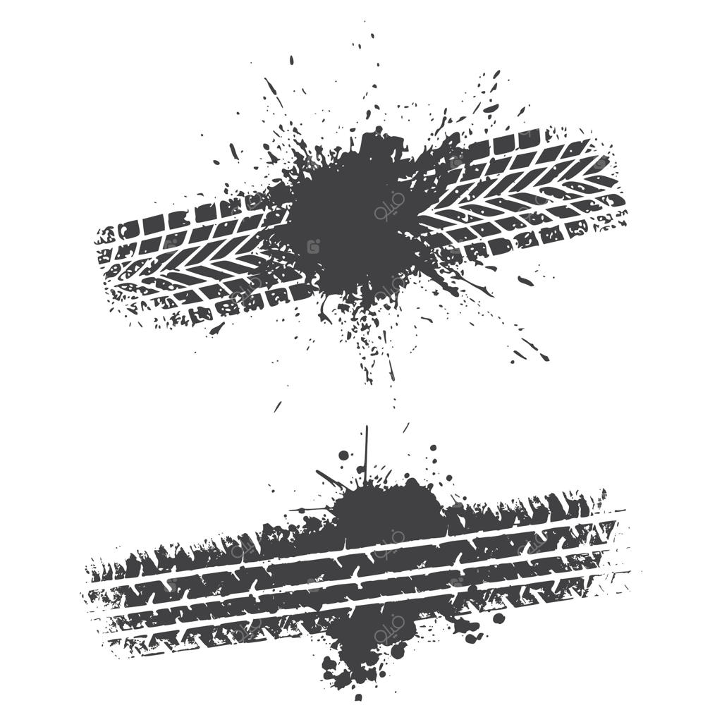 پاشیدن آب از چرخ ماشین در خیابان خیس